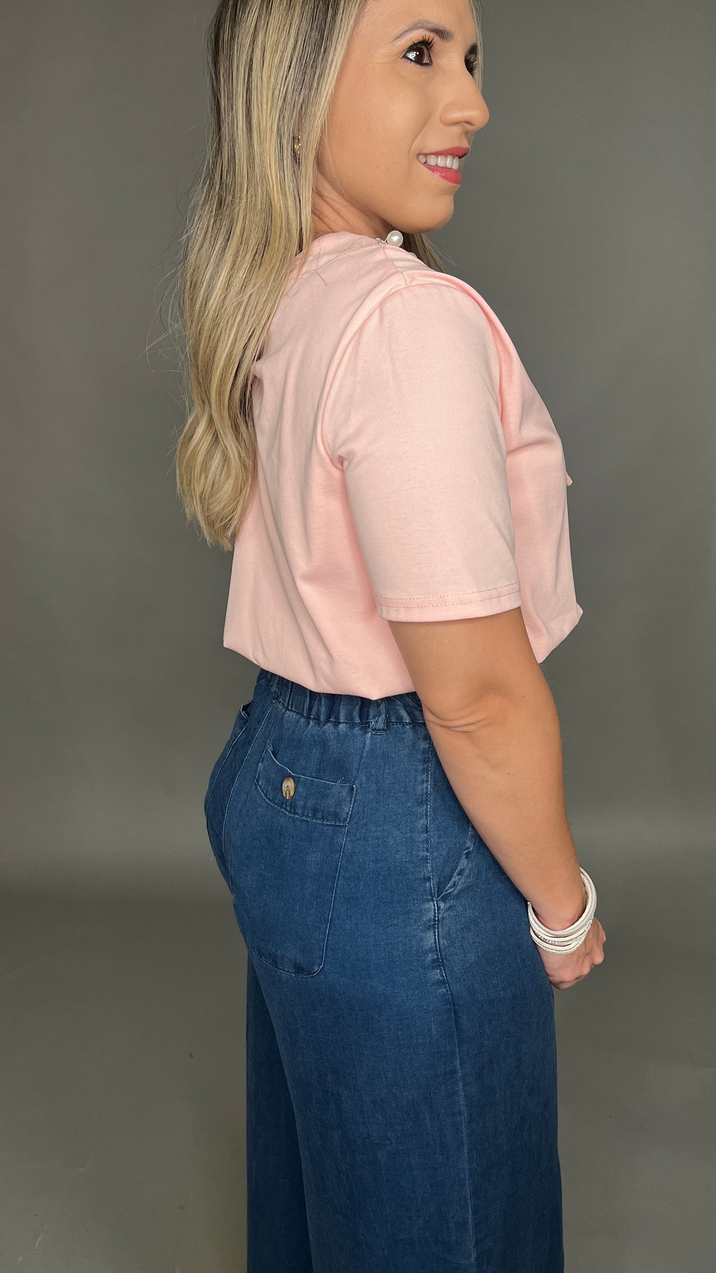 Pink Crop Top