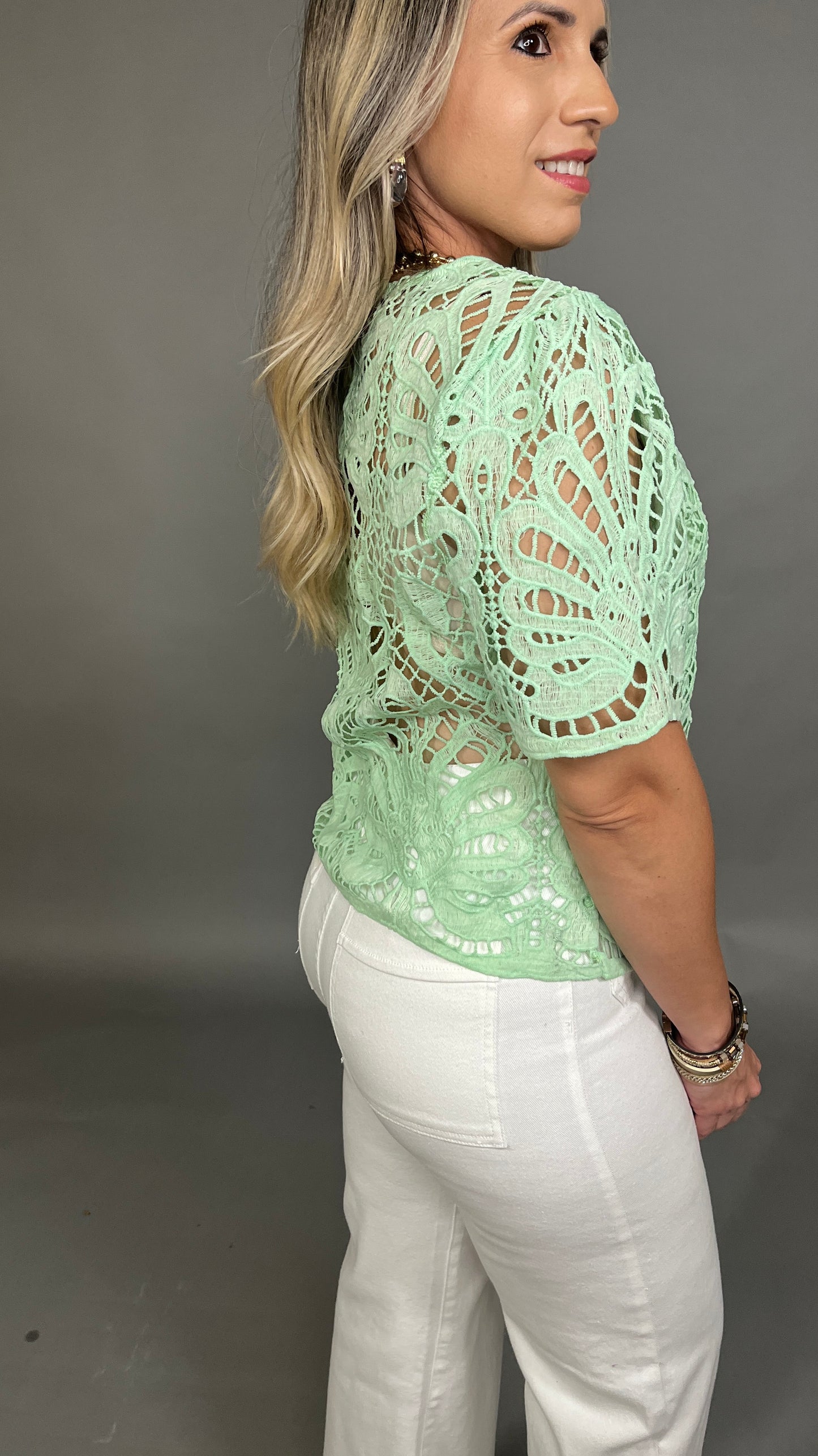 Sorbet Mint Top