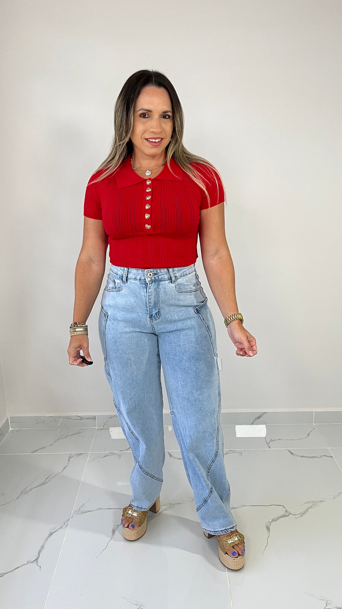 Spandex Light Denim Pant