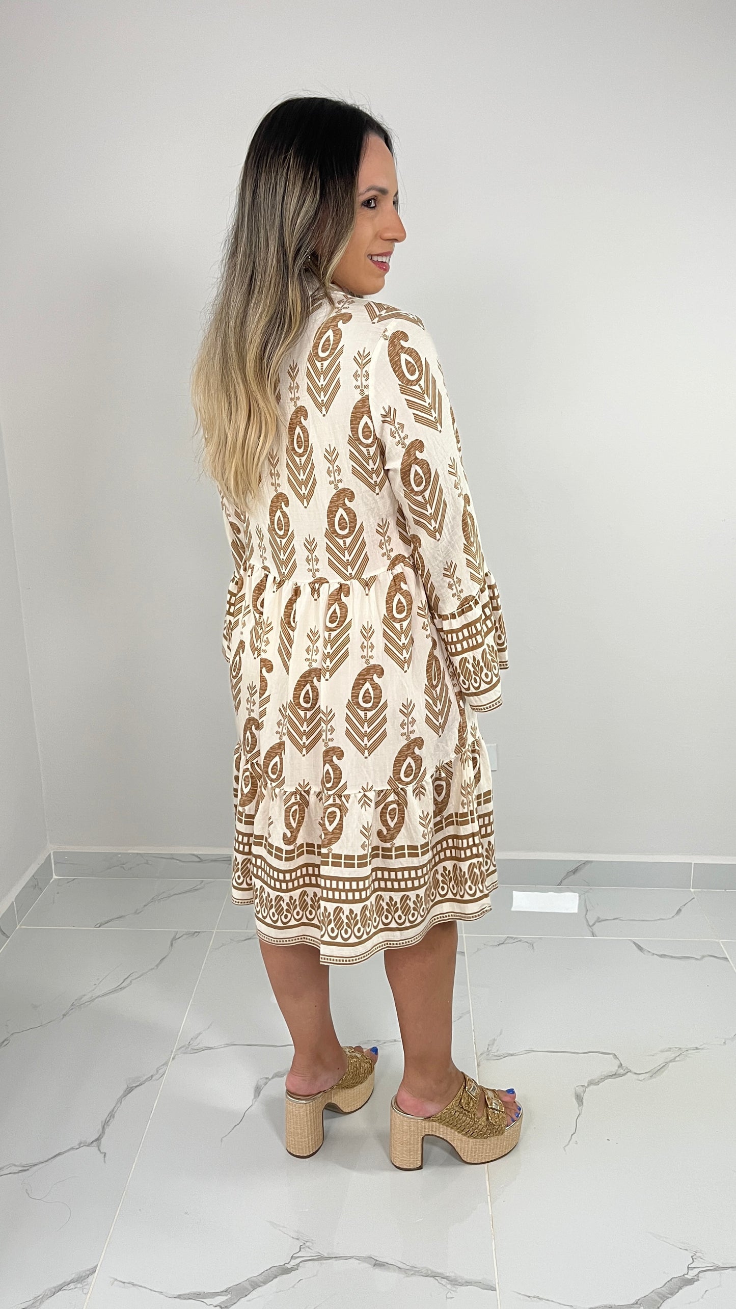 Camel Tunic Dress