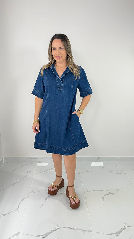 Denim Shirt Dress