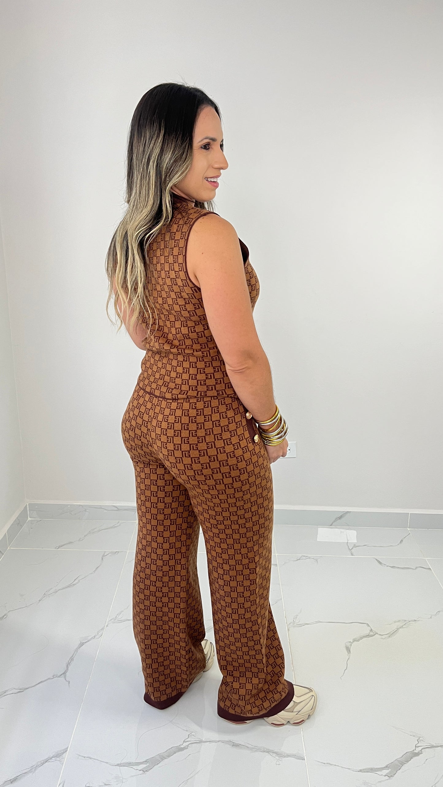 Brown Two Tone Set