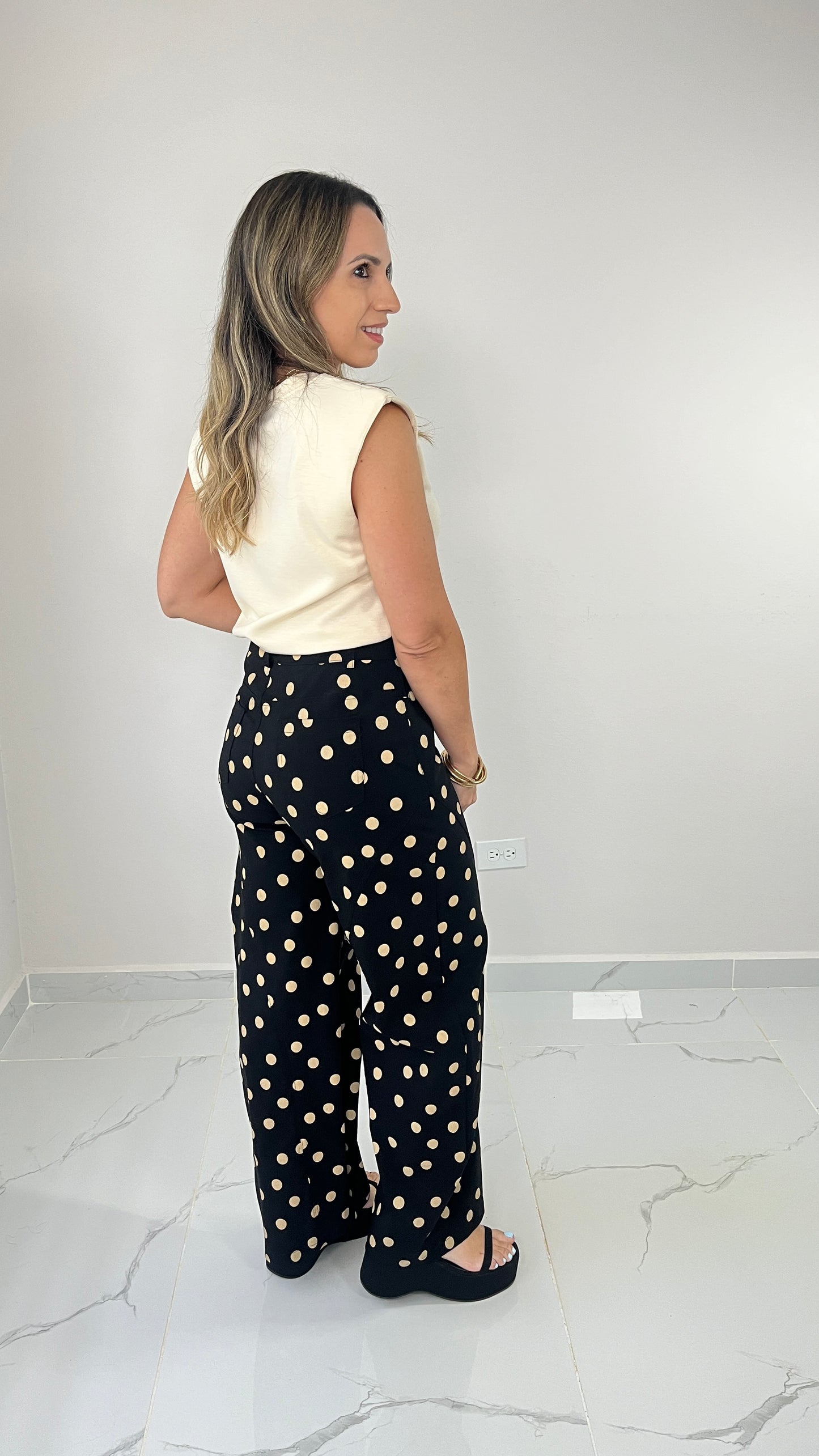 Polka Dots Barrel Pant