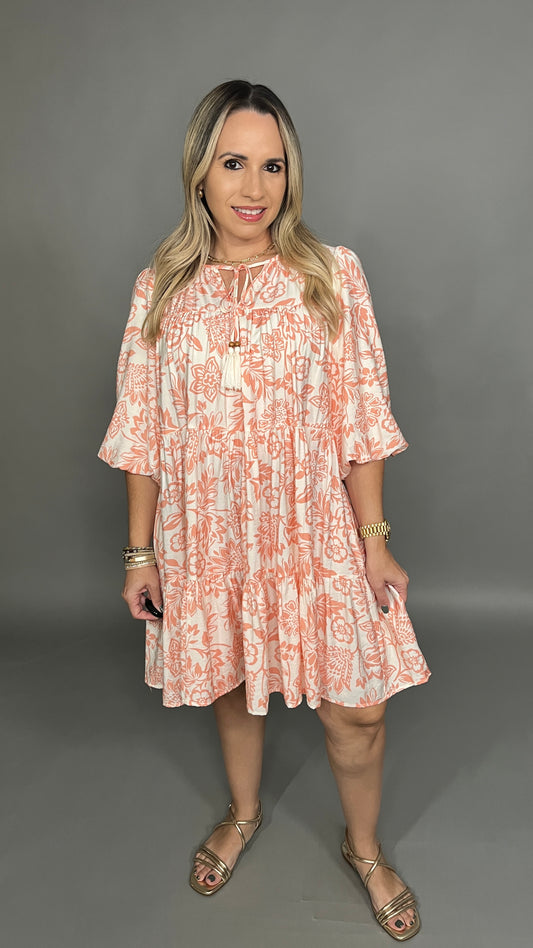 Peach Tunic Dress