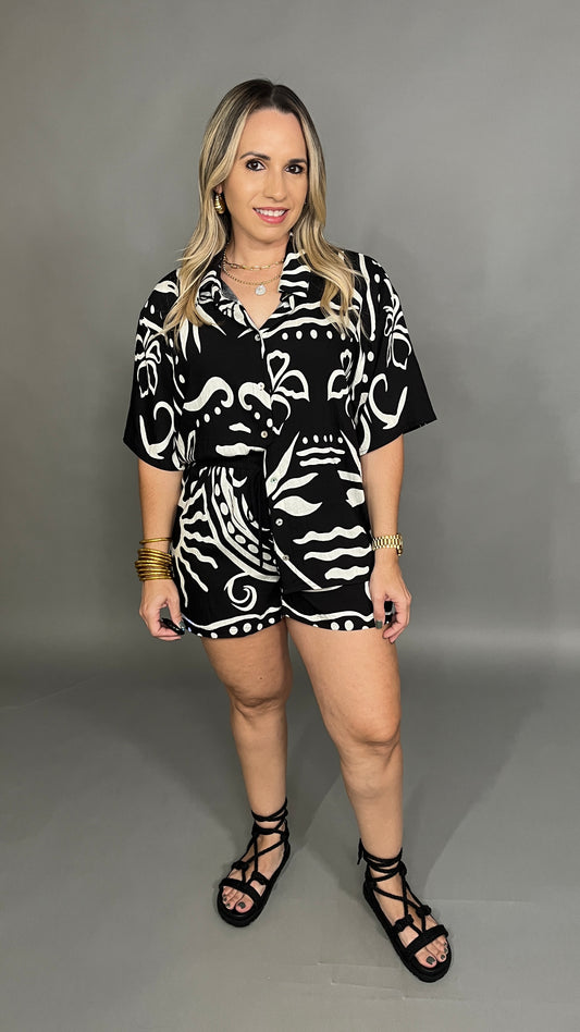 Boho Print Set (Black)