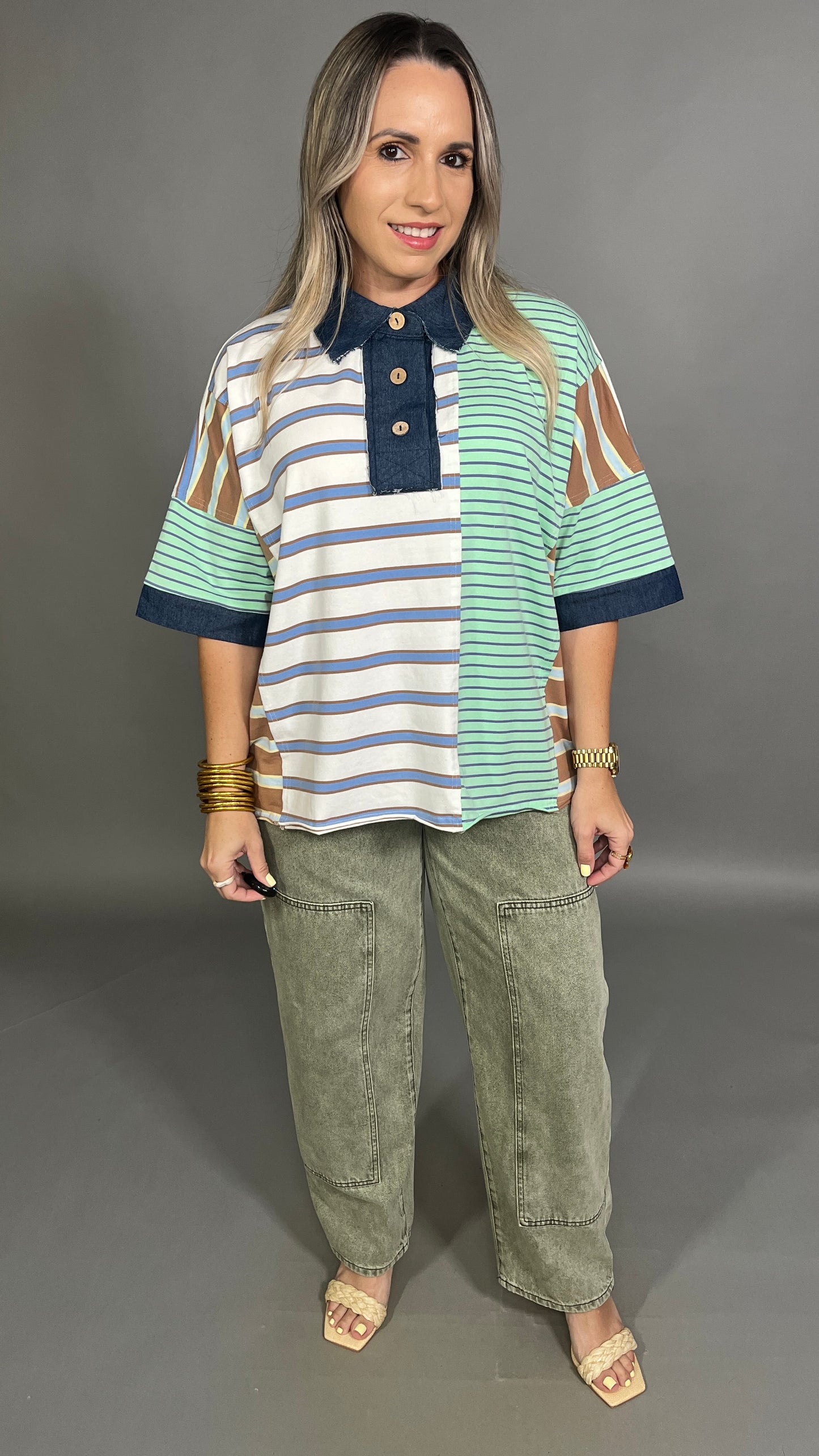 Oversize Polo Shirt