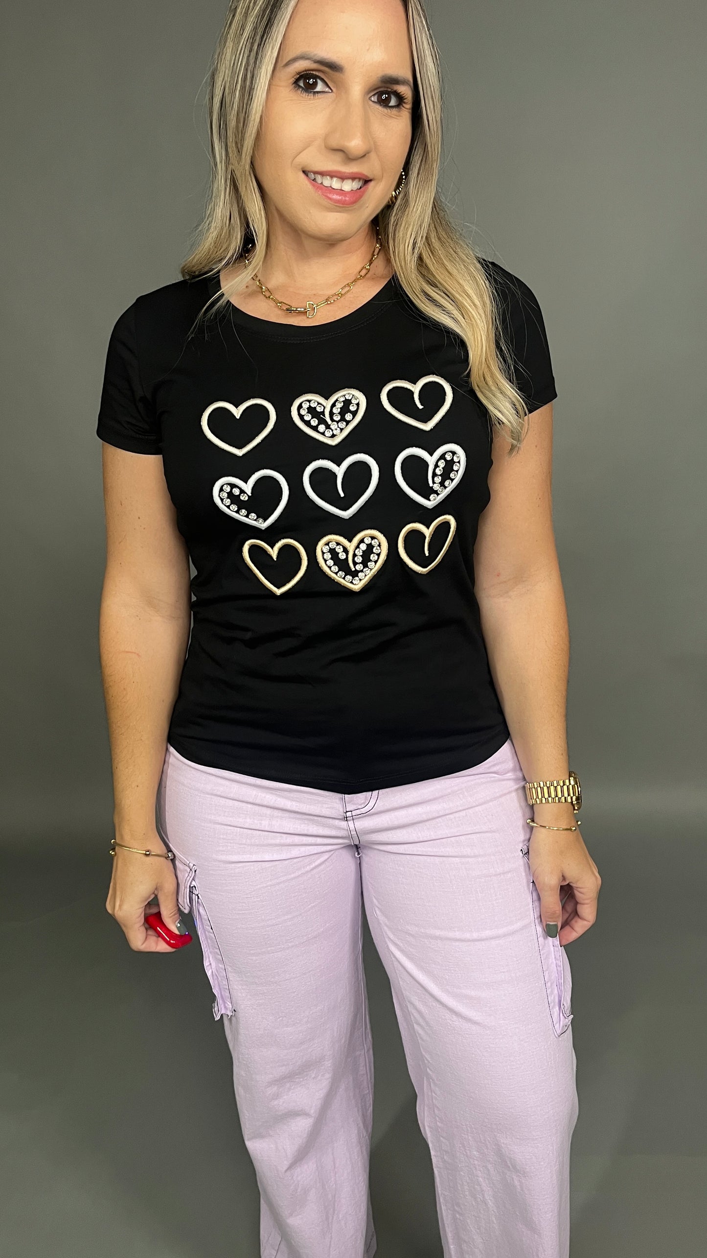 3 Heart Tshirt