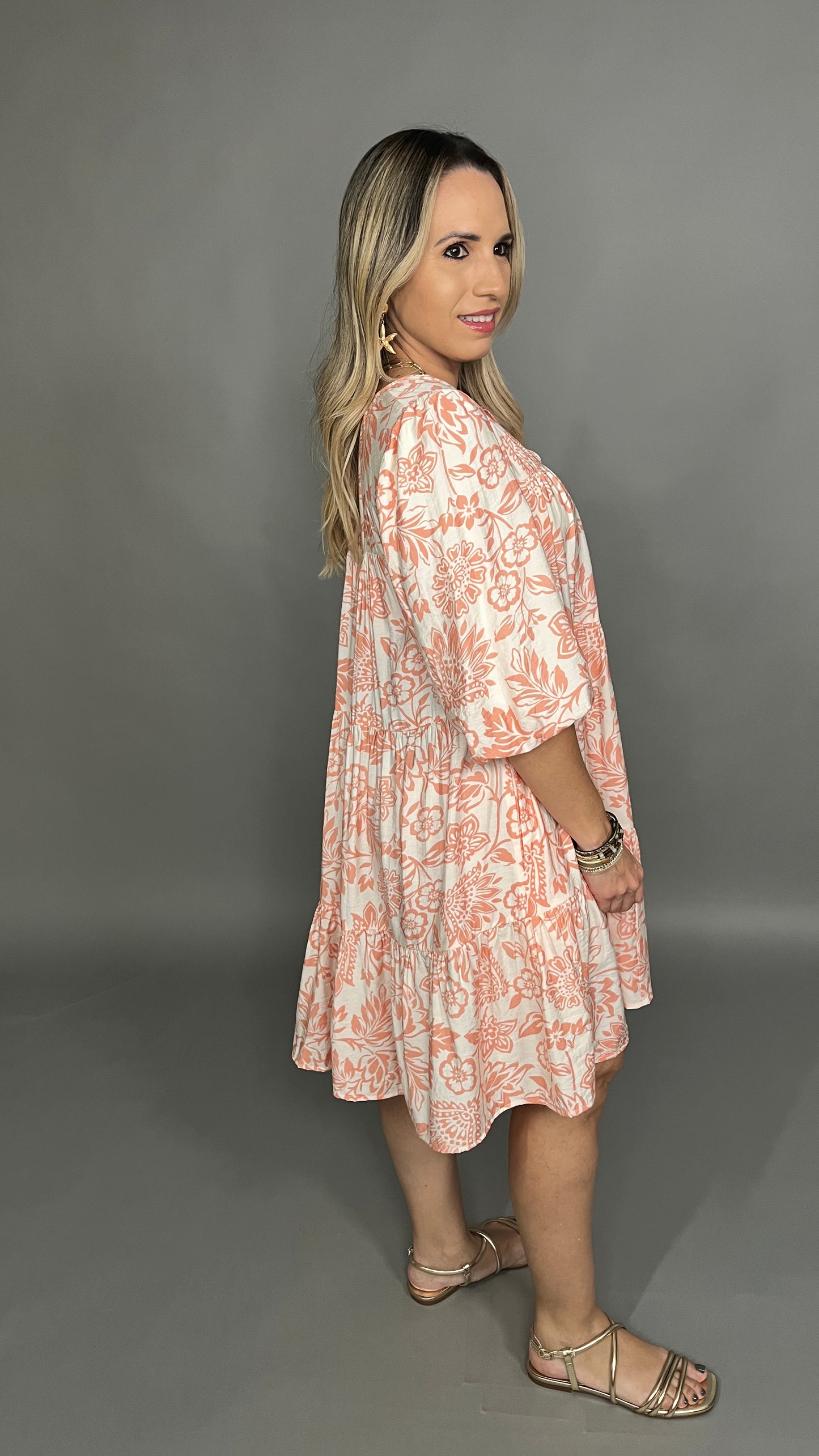 Peach Tunic Dress