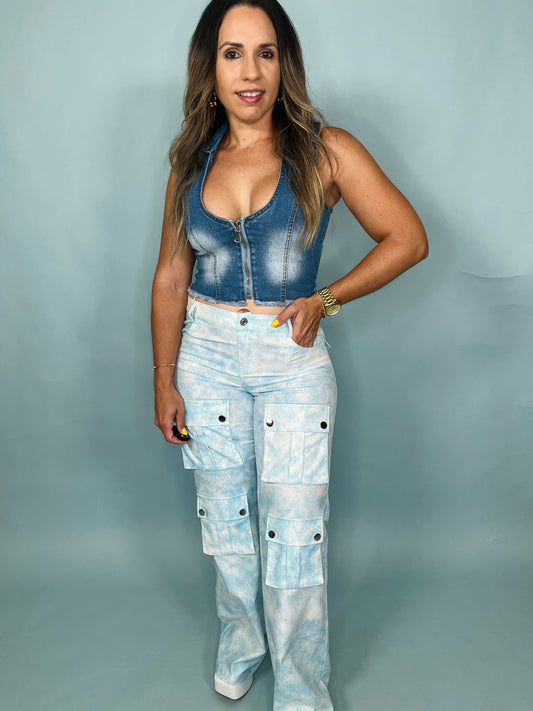 Denim Top