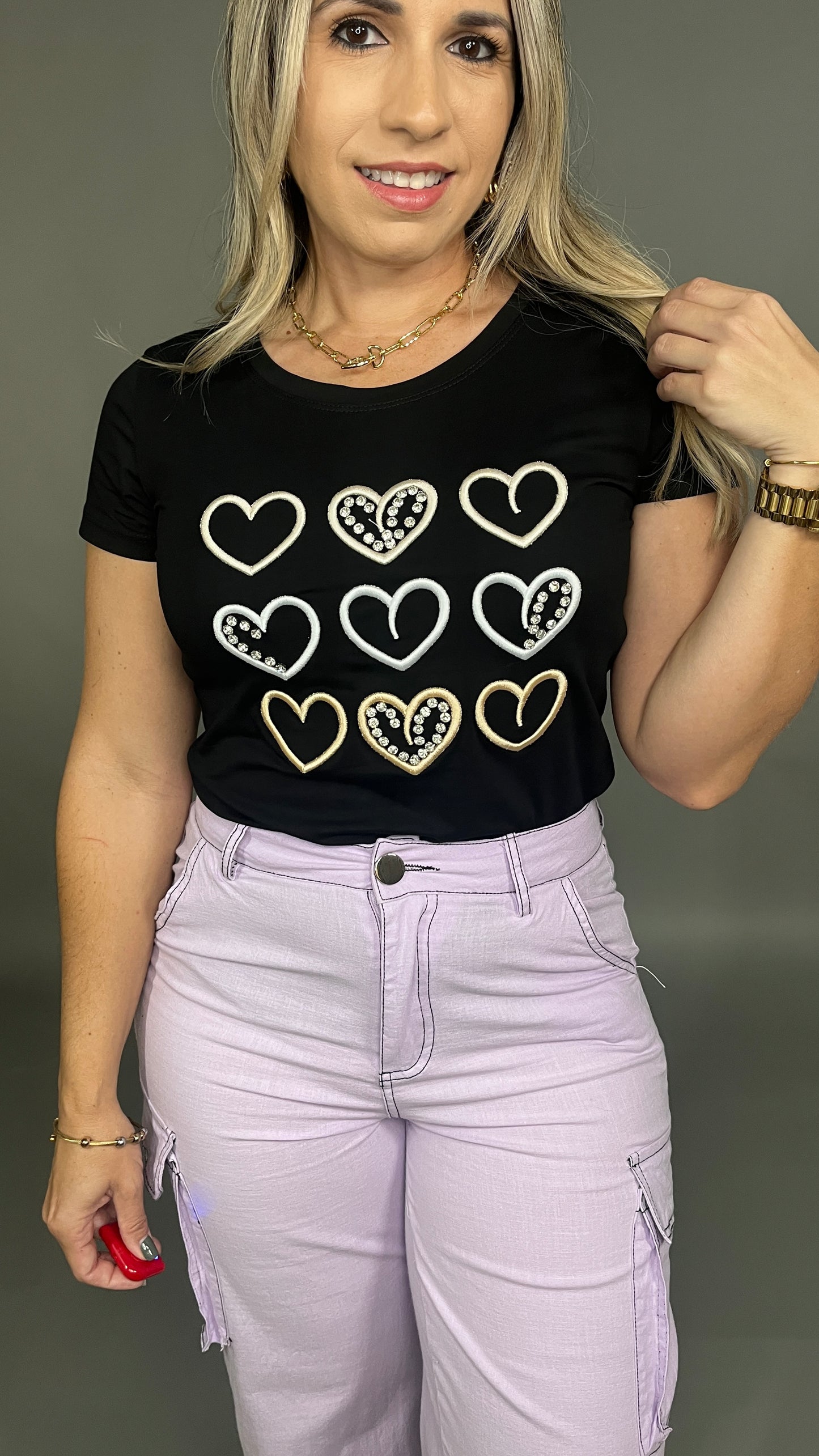 3 Heart Tshirt