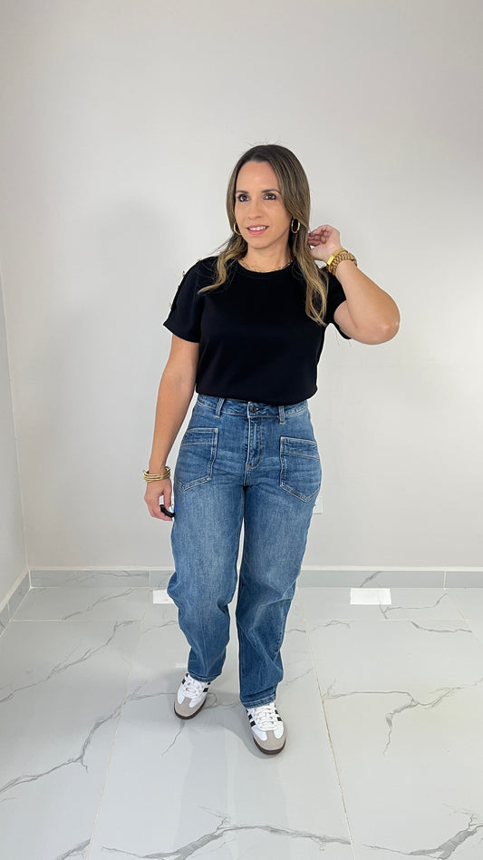 Stretch Barrel Jeans