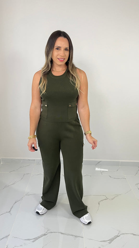 Olive Stretch Set