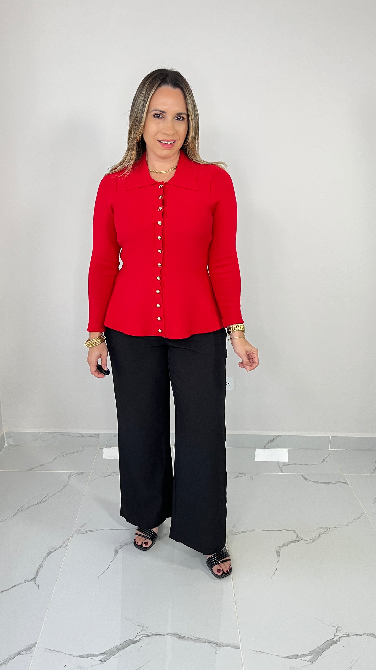 Buttons Red Top
