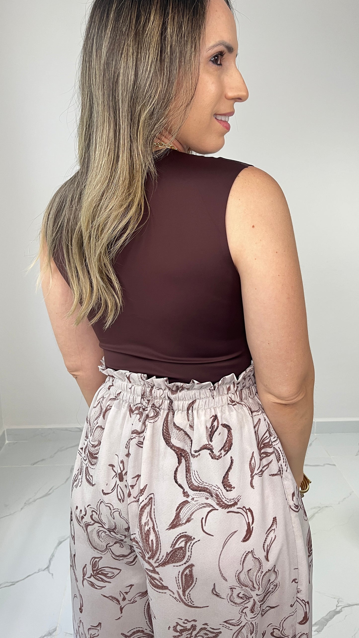 Brown Bodysuit