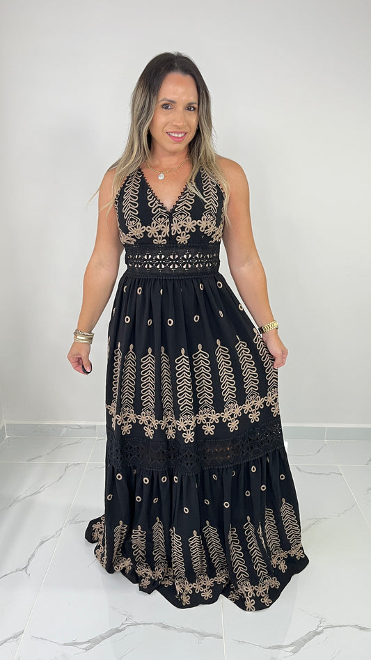 Black Long Dress (leer descripción )