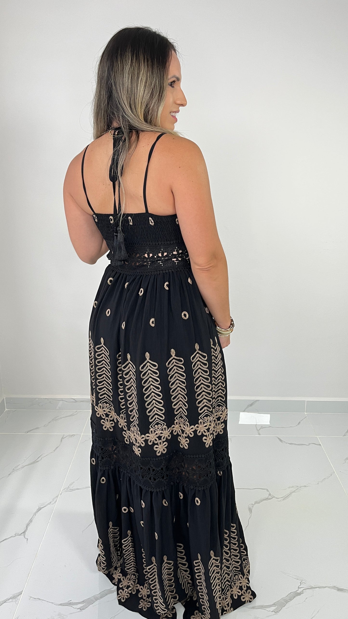 Black Long Dress (leer descripción )