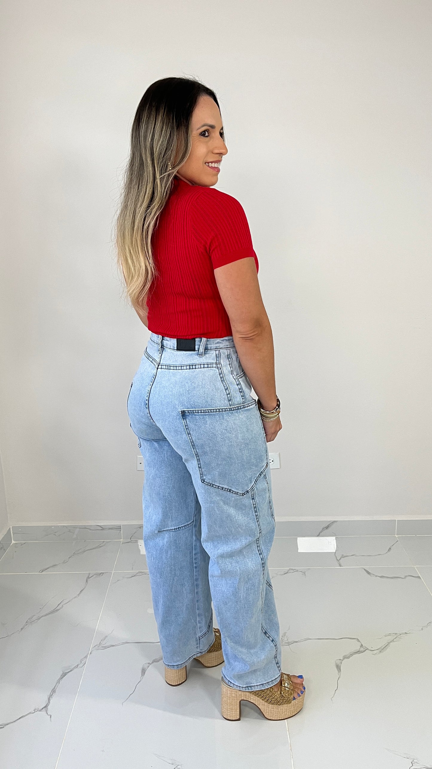 Spandex Light Denim Pant