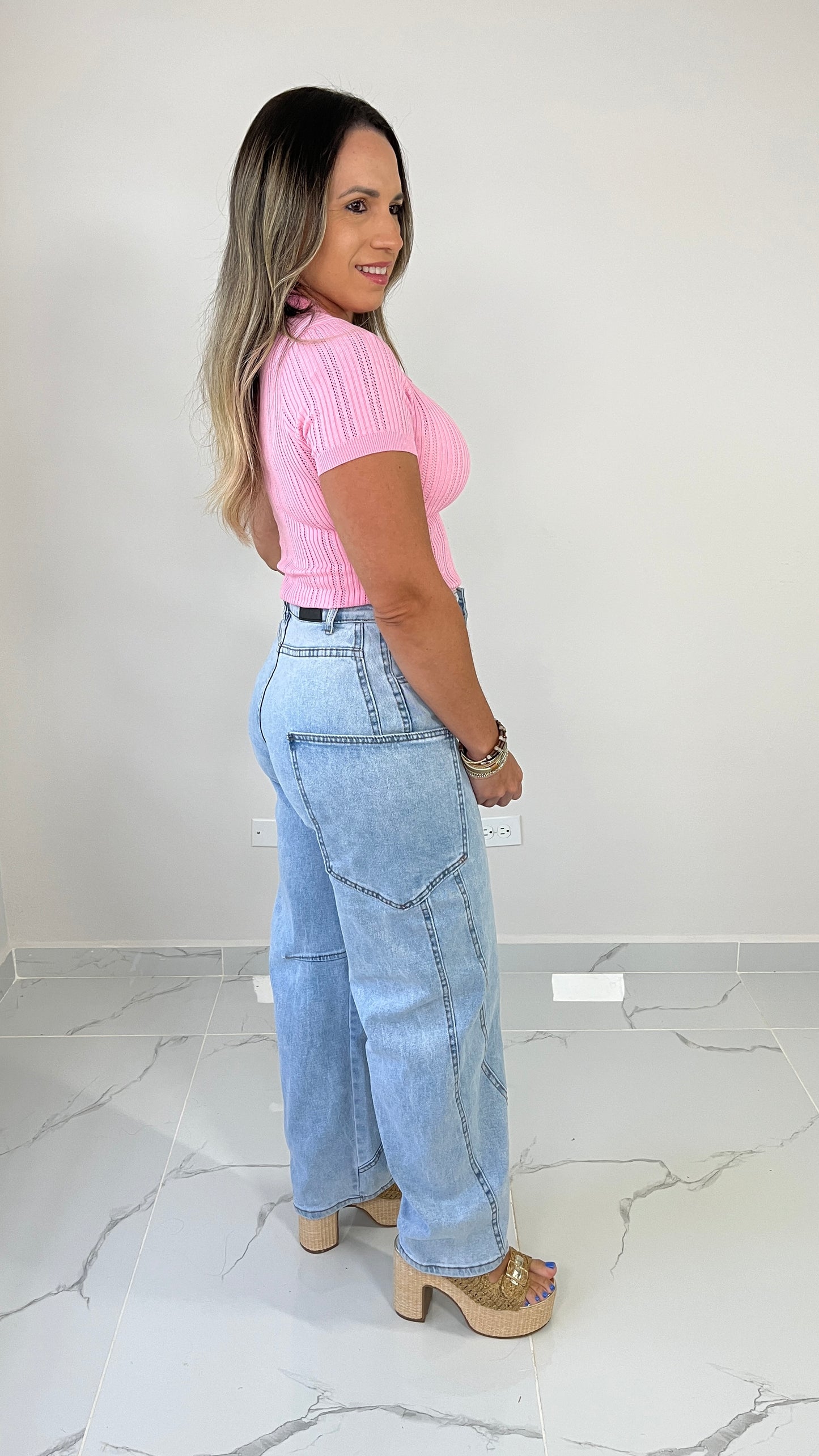 Spandex Light Denim Pant