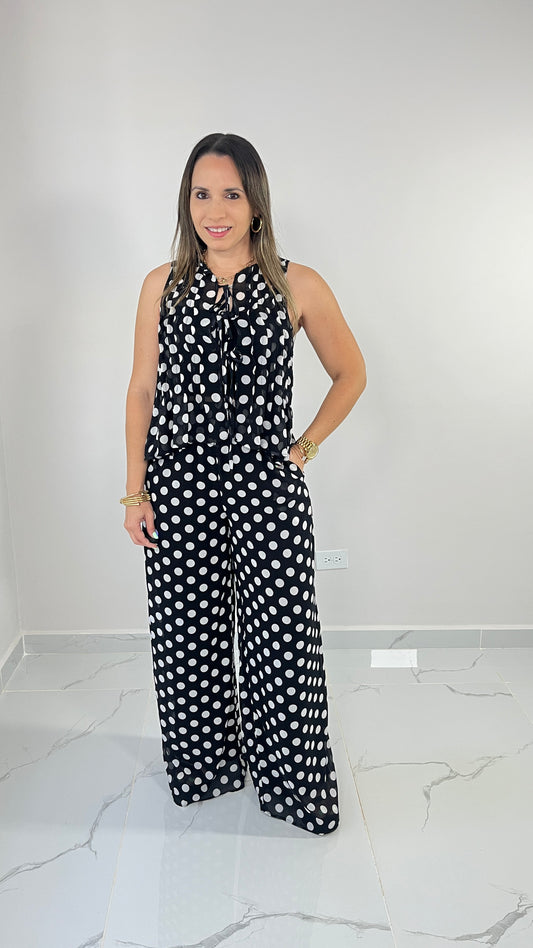 Polka Dots Pant Set