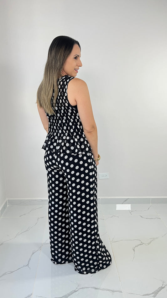 Polka Dots Pant Set