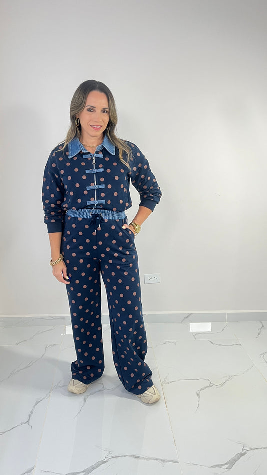 Napoleón Polka Dots Set (blue)
