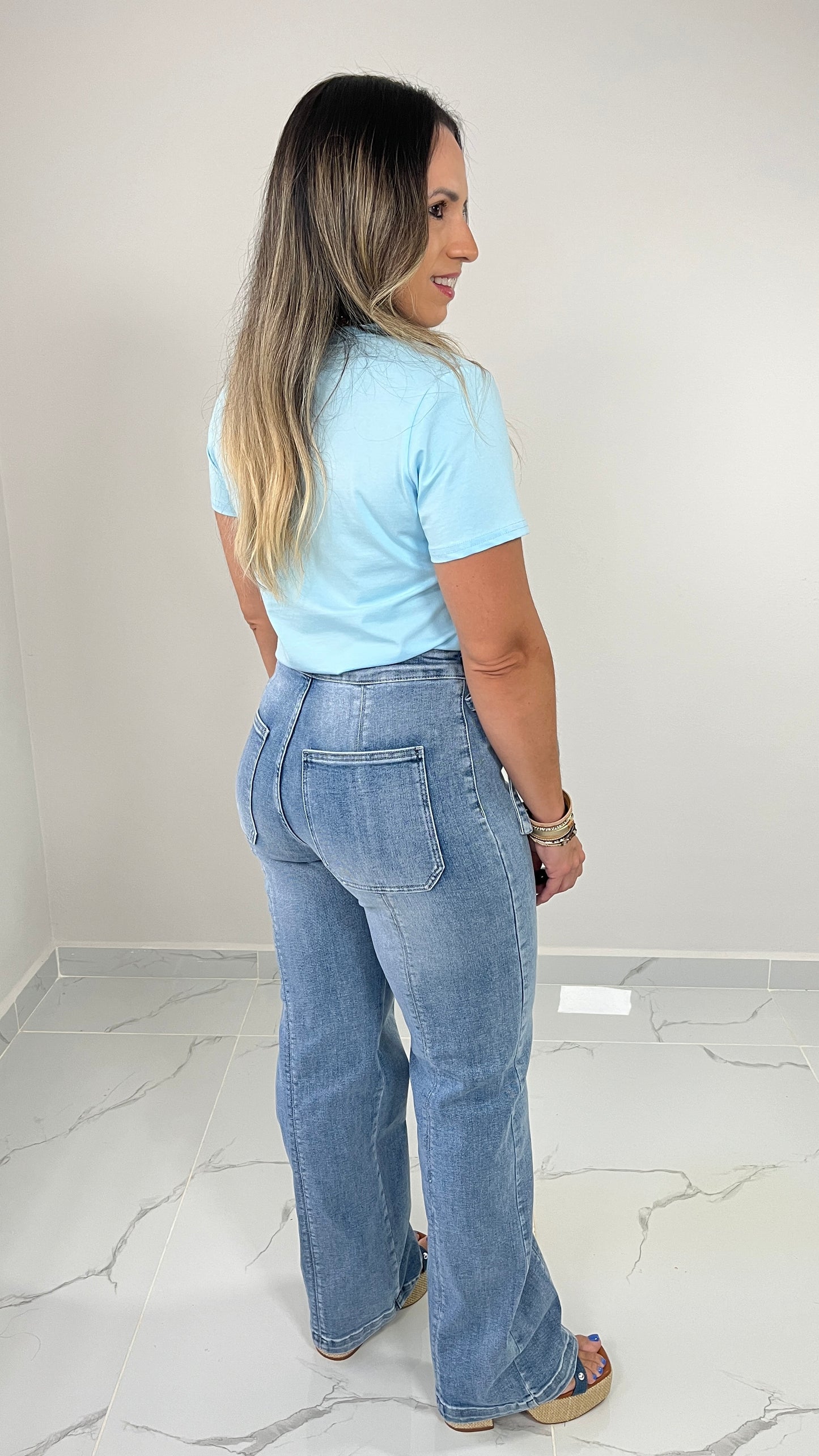 Stretch Light Denim Pant