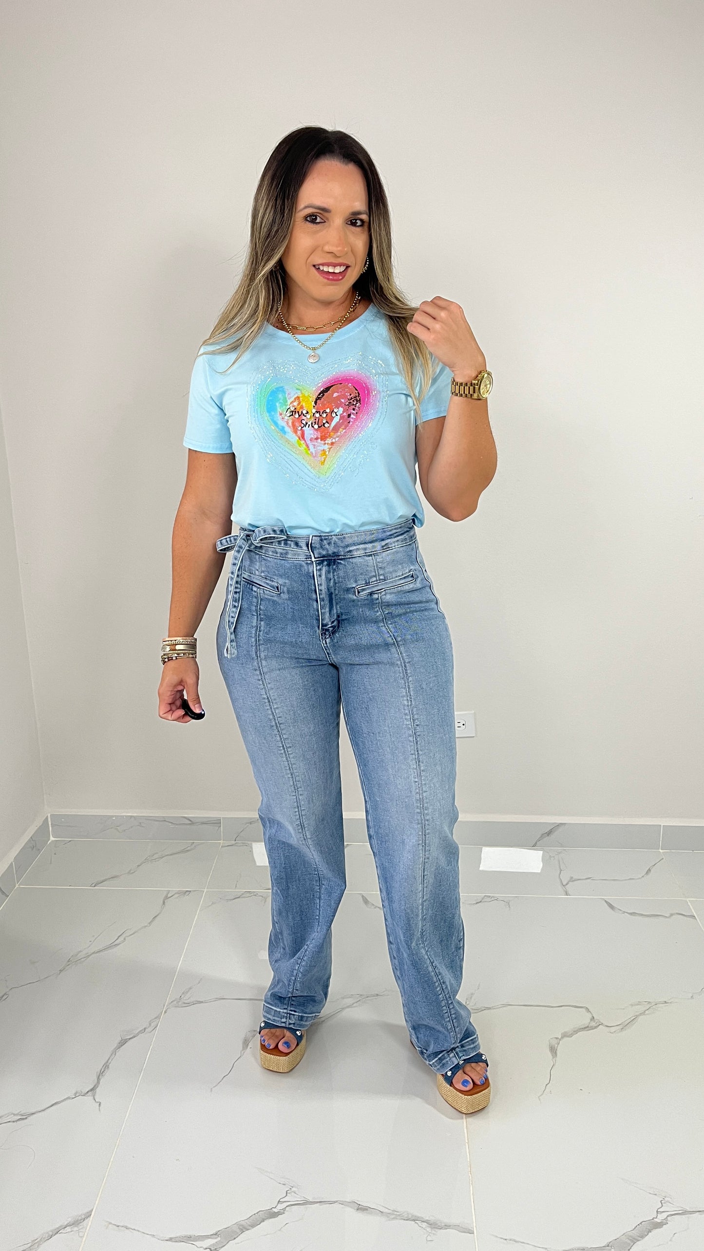 Stretch Light Denim Pant