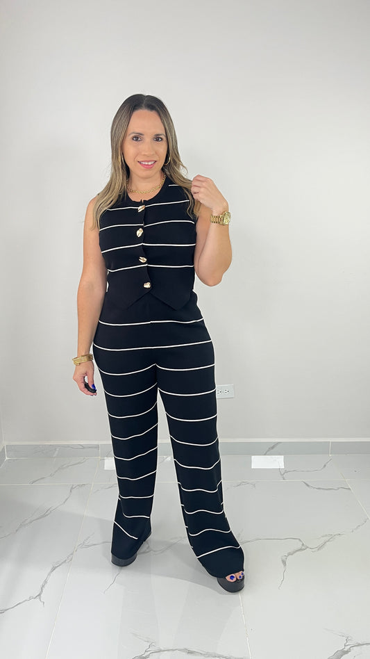 Striped Black Set