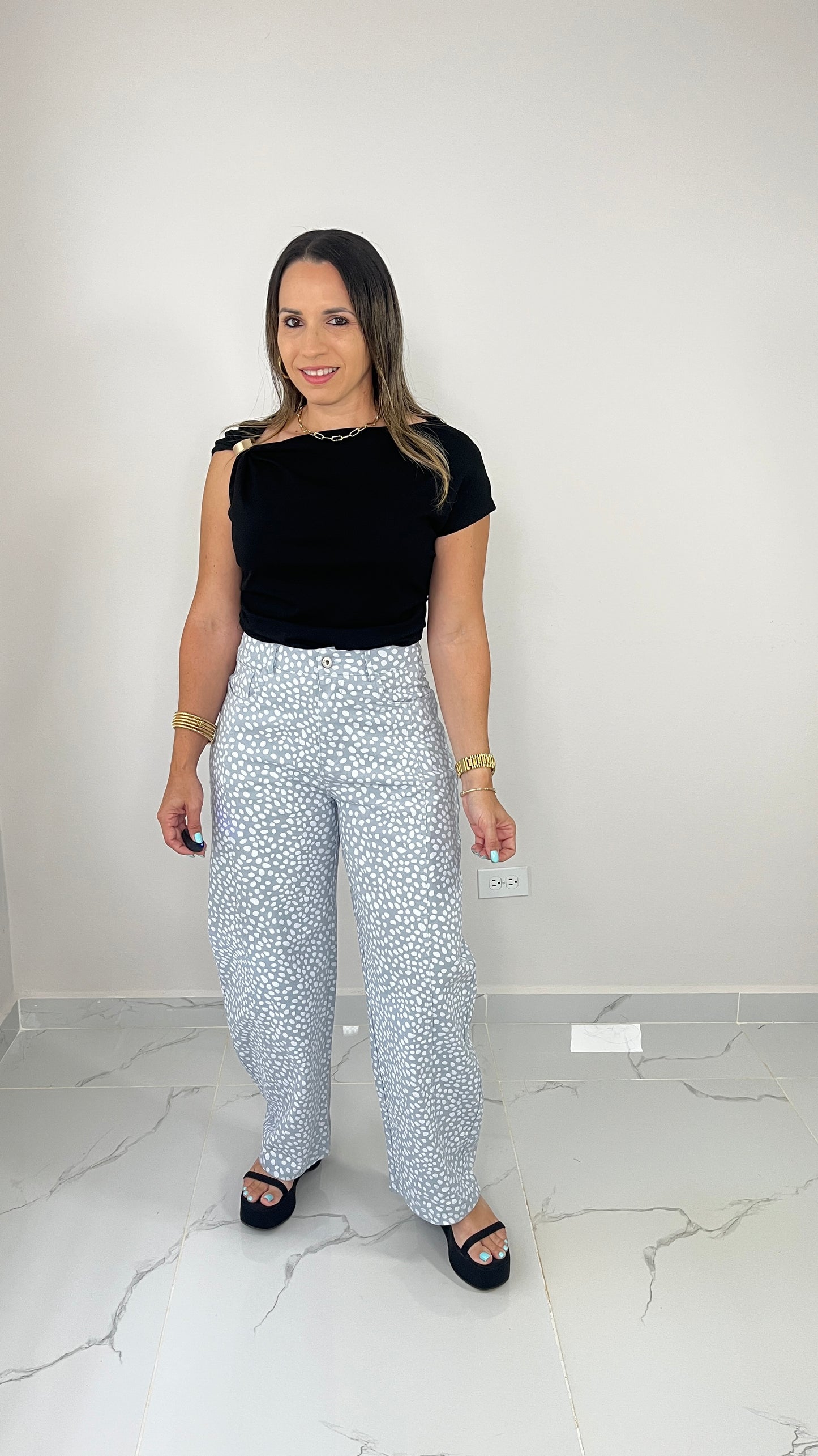 Blue Barrel Jean ( stretch)