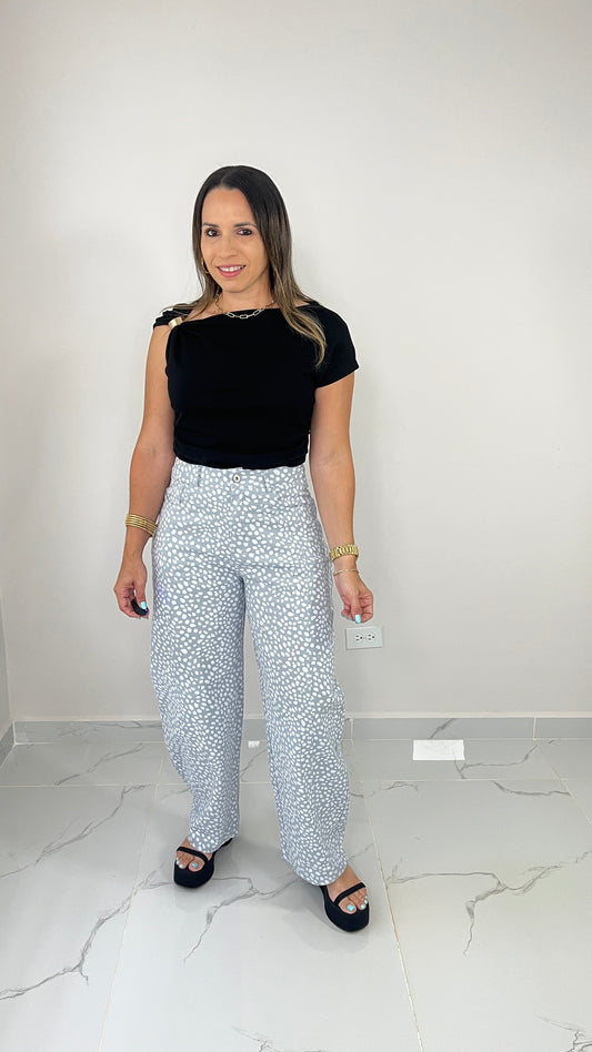 Blue Barrel Jean ( stretch)