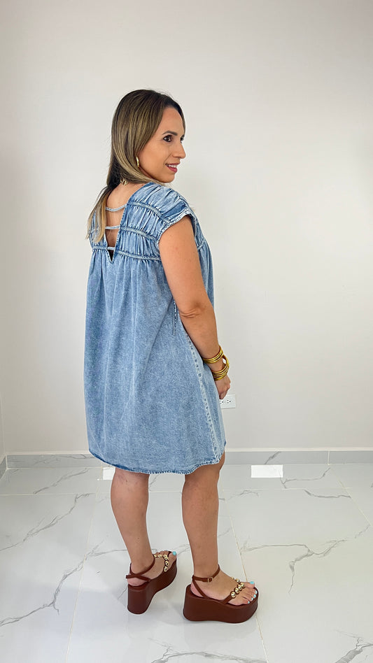LT Blue Denim Dress