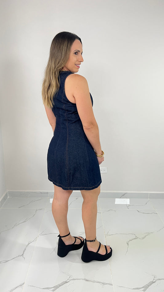 Marine Denim Dress
