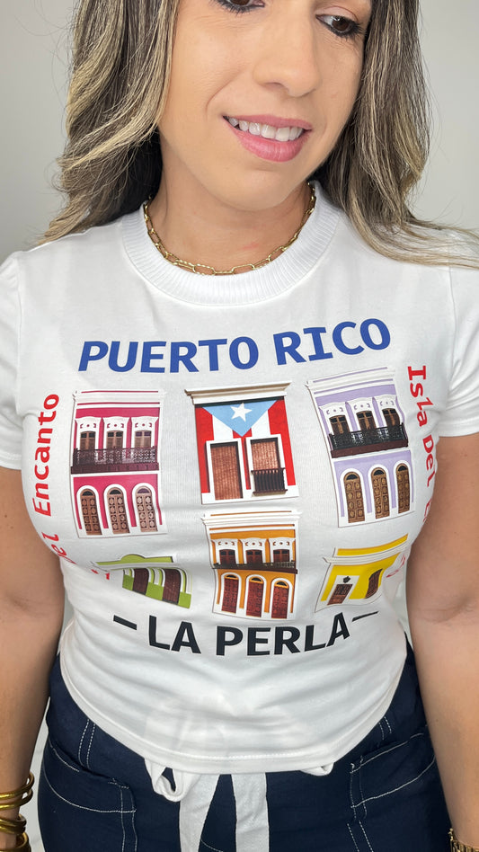 White T-shirt La Perla
