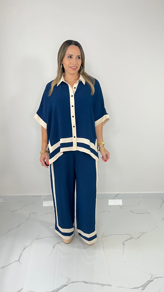 Teal Pant Set