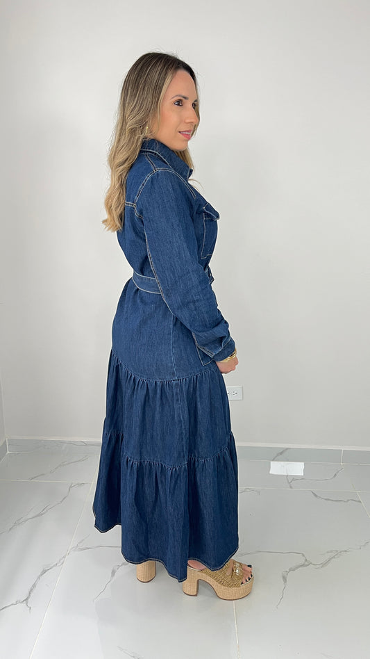 Denim Pocket Dress