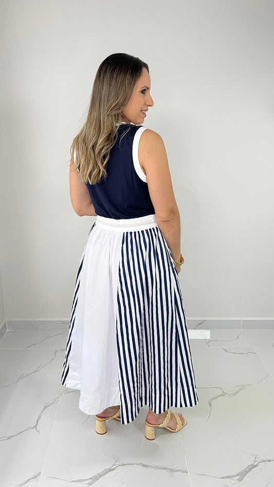 Two Tone Marine Dress