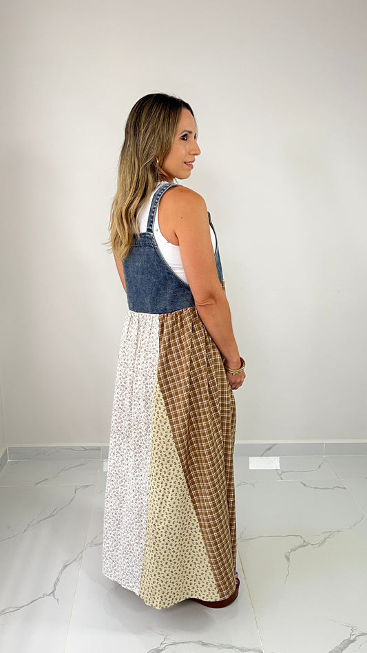 Vintage Overall Dress
