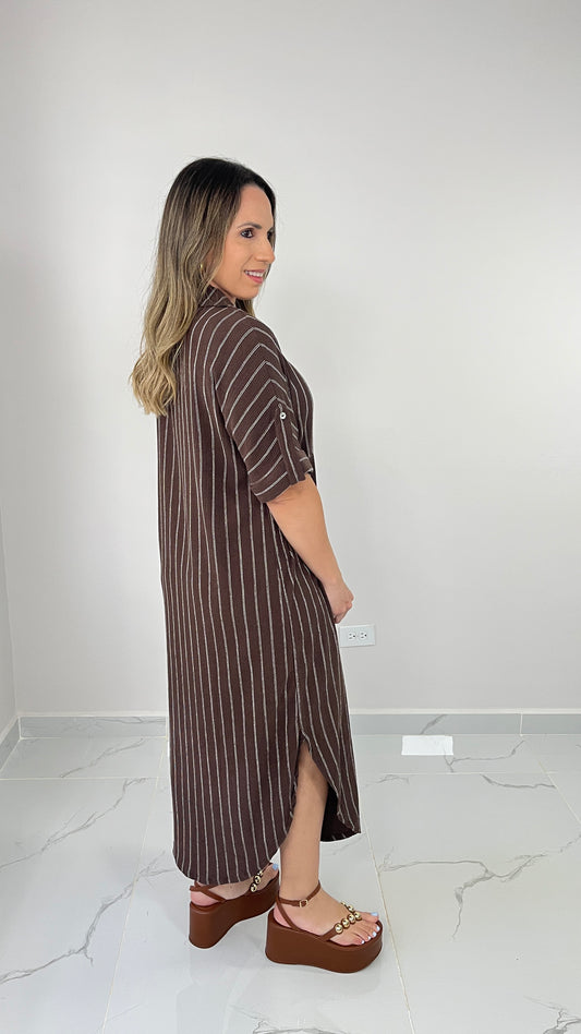 Chocolate Shirt Dress