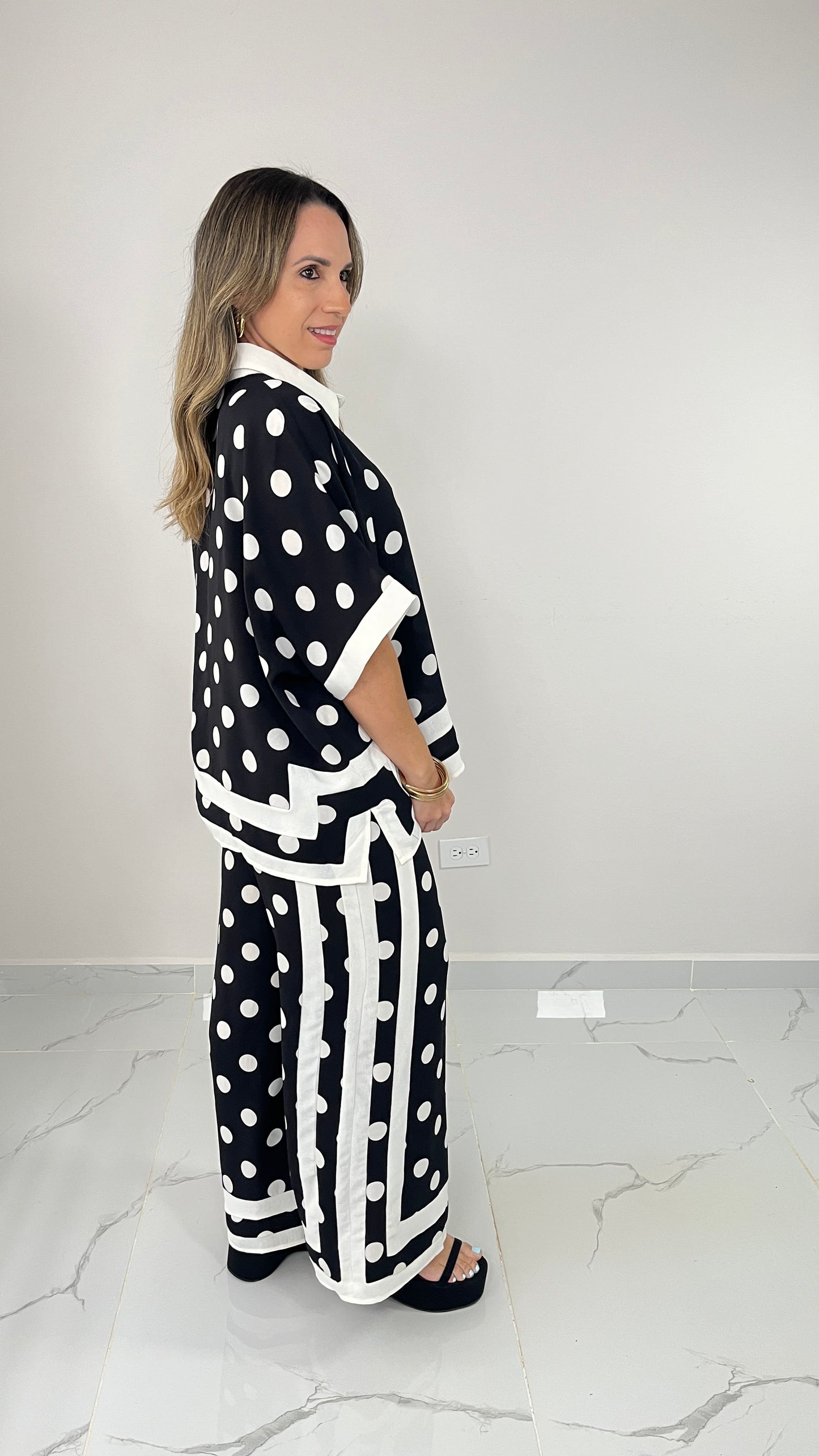 Polka Dots Set ( black)