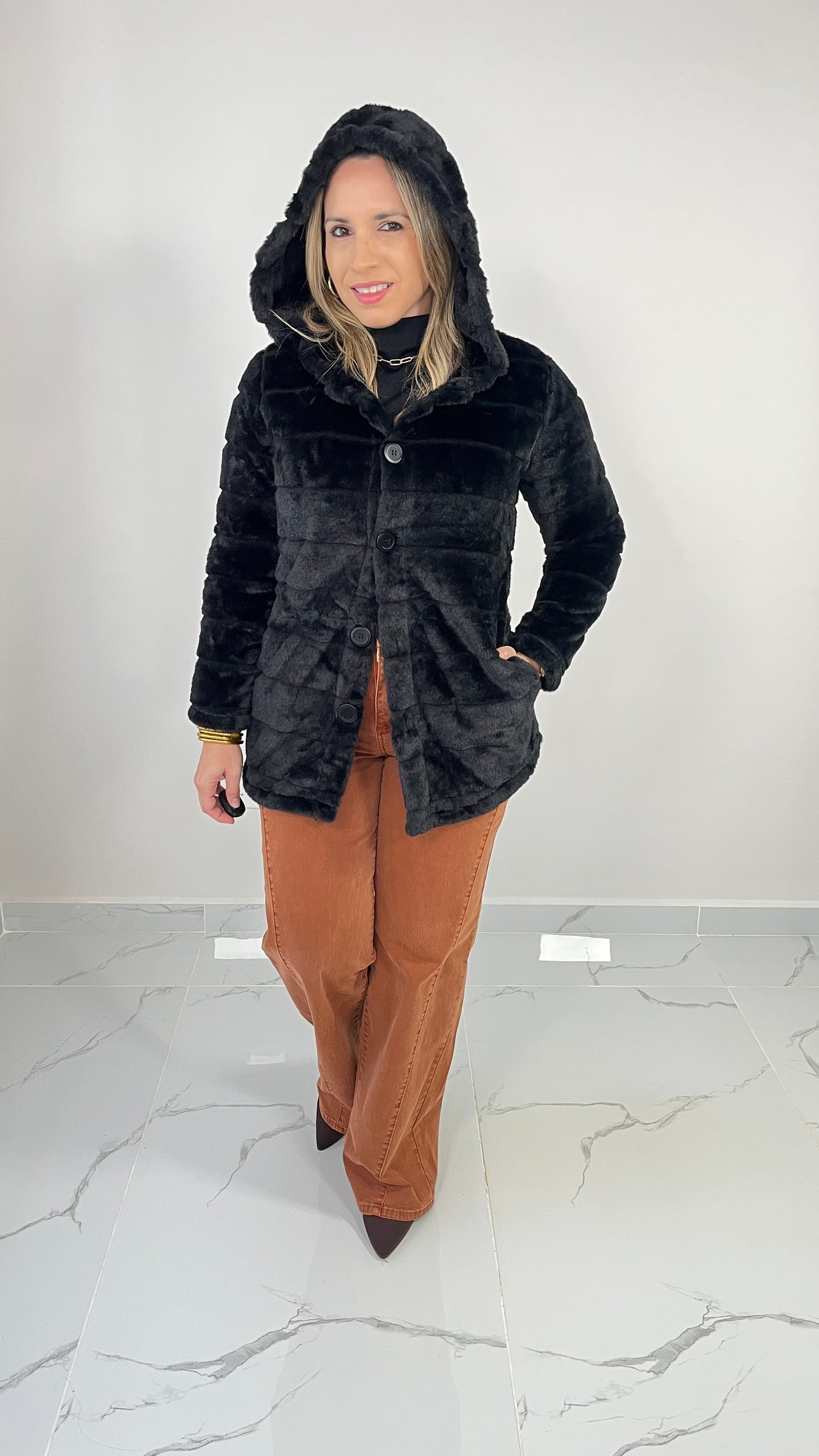 Black Warm Coat