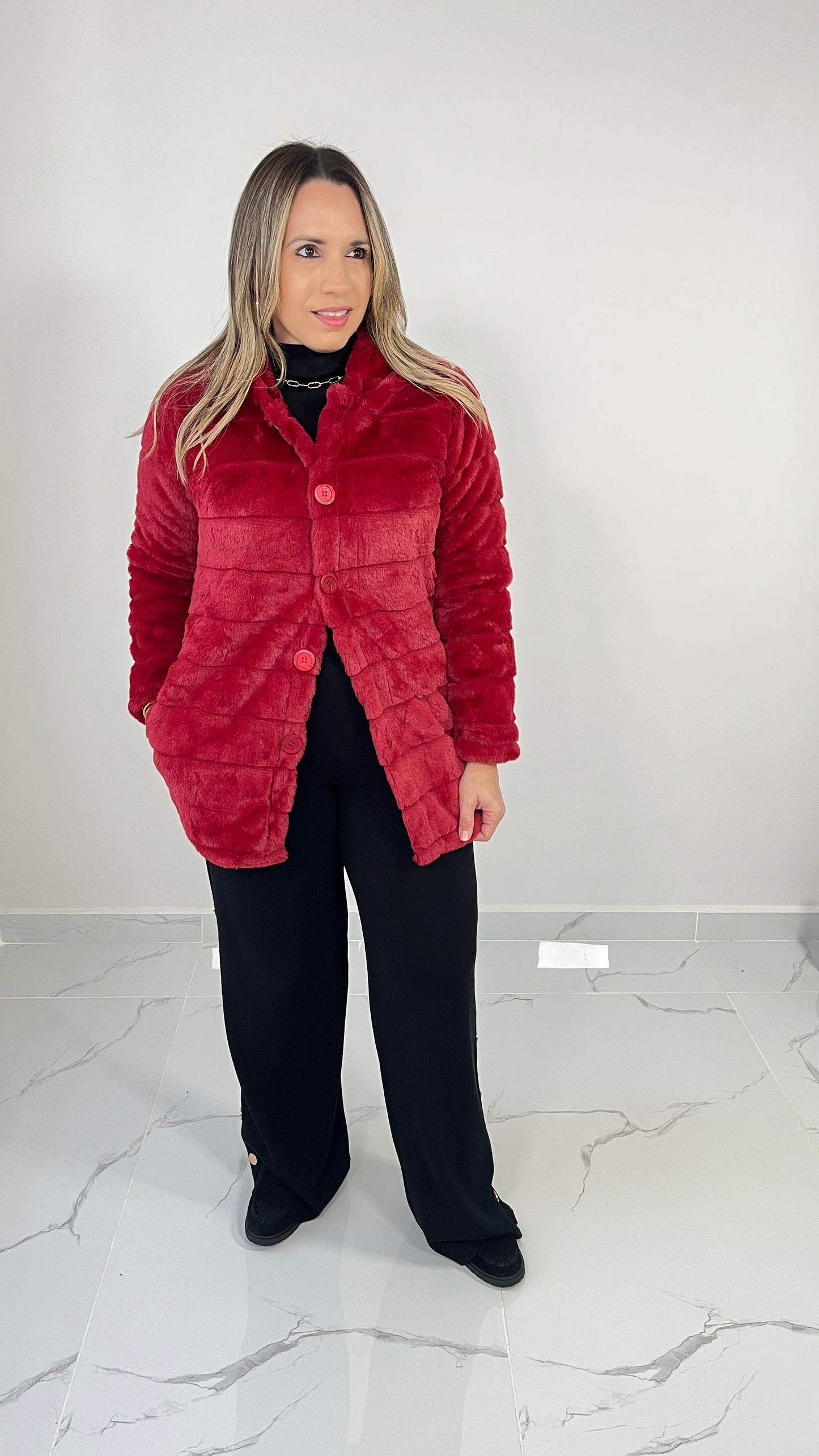 Red Warm Coat